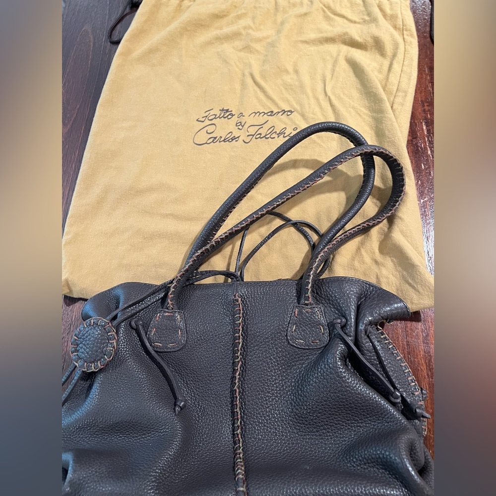 Carlos Falchi Leather Bag